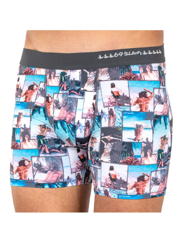 69slam Pánske boxerky 69SLAM fit under the palm