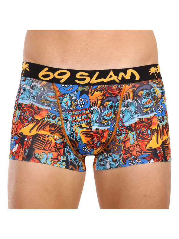 69slam Pánske boxerky 69SLAM hip Grafitty mason