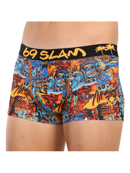 69slam Pánske boxerky 69SLAM hip Grafitty mason