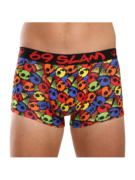 69slam Pánske boxerky 69SLAM hip bamboo SKULL CONE
