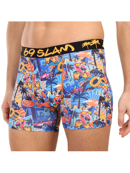 69slam Pánske boxerky 69SLAM SKULL DYLAN FITTED