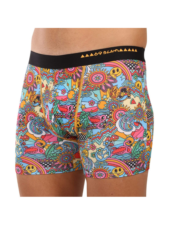 69slam Pánske boxerky 69SLAM Dylan TROPICAL LAH