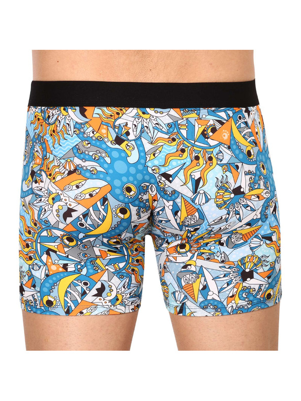 69slam Pánske boxerky 69SLAM fit exotic sea dylan