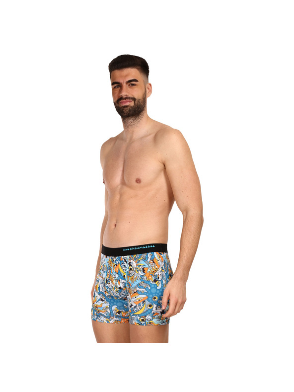 69slam Pánske boxerky 69SLAM fit exotic sea dylan