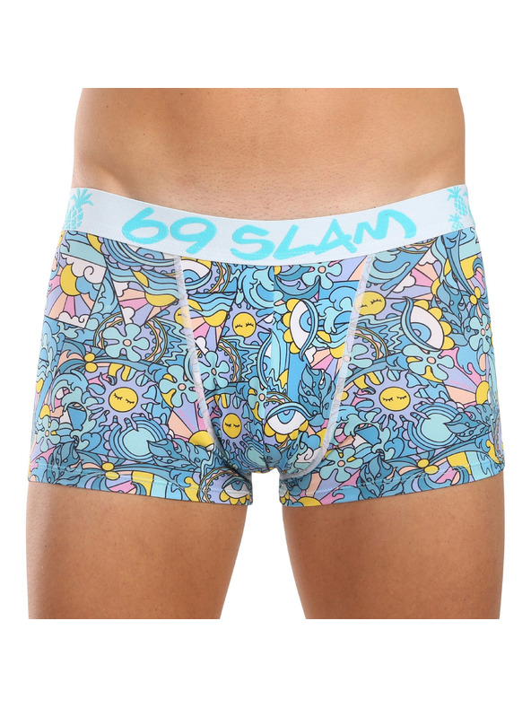 69slam Pánske boxerky 69SLAM Hip TROPICAL VISION MASON