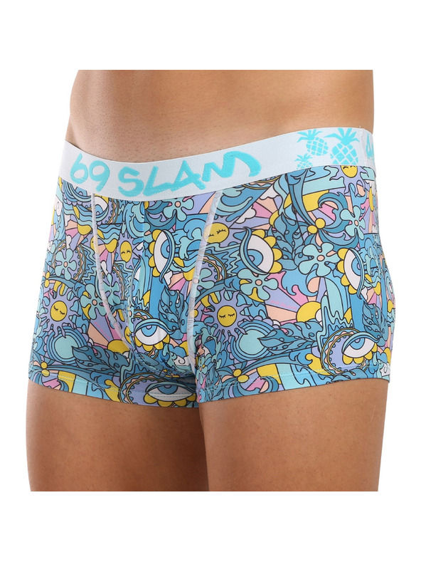 69slam Pánske boxerky 69SLAM Hip TROPICAL VISION MASON