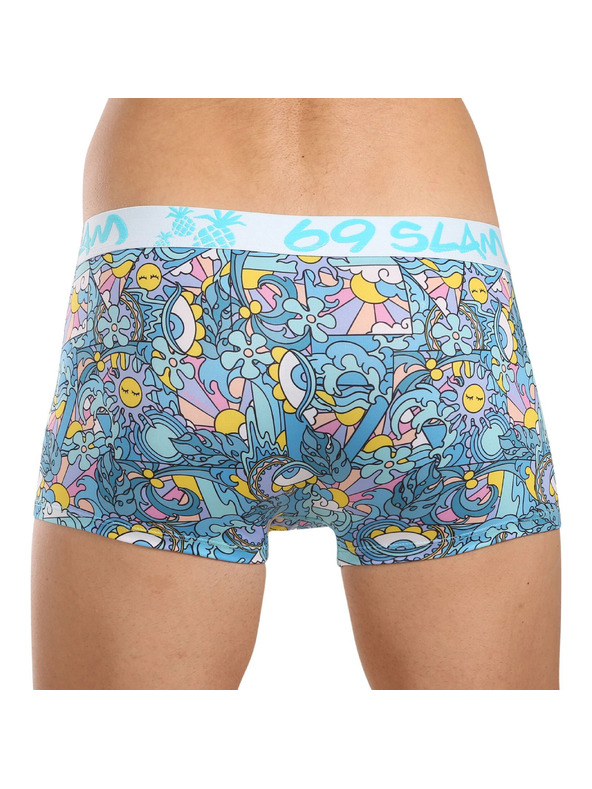 69slam Pánske boxerky 69SLAM Hip TROPICAL VISION MASON