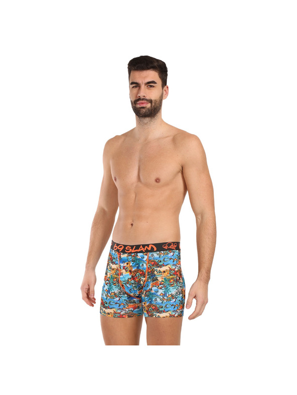 69slam Pánske boxerky 69SLAM fit beach bugger dylan