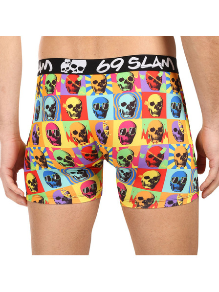 69slam Pánske boxerky 69SLAM SKULL DYLAN FITTED