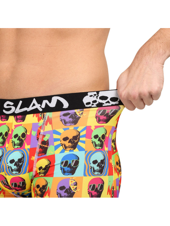 69slam Pánske boxerky 69SLAM SKULL DYLAN FITTED