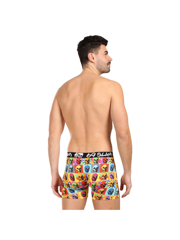 69slam Pánske boxerky 69SLAM SKULL DYLAN FITTED