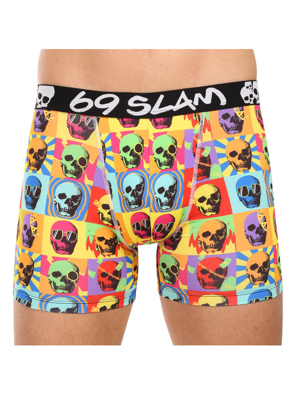69slam Pánske boxerky 69SLAM SKULL DYLAN FITTED