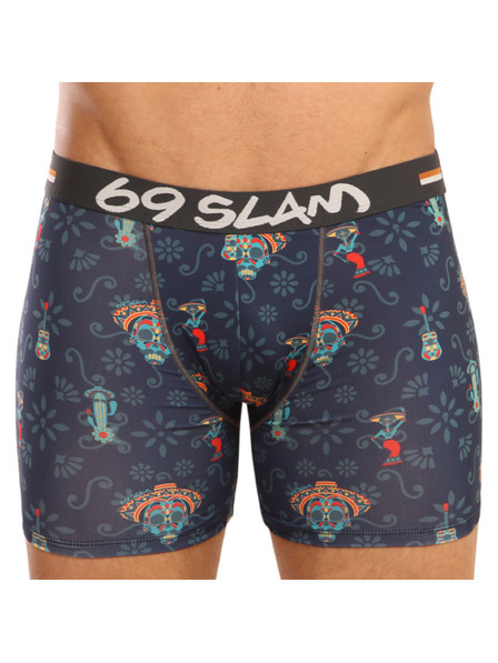 69slam Pánske boxerky 69SLAM fit day of the dead