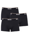 BOSS Sada troch - pánske boxerky BOSS tmavo modré