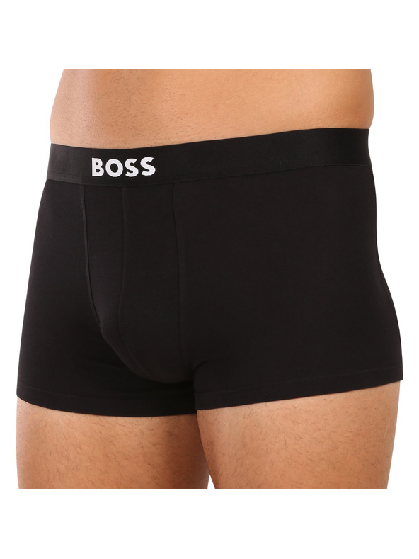 BOSS Sada troch - pánske boxerky BOSS čierne