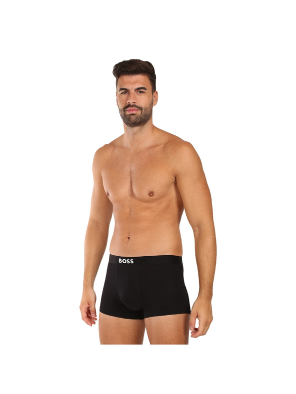 BOSS Sada troch - pánske boxerky BOSS čierne