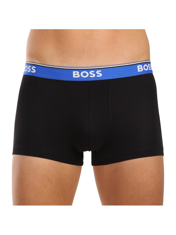 BOSS Sada troch - pánske boxerky BOSS čierne