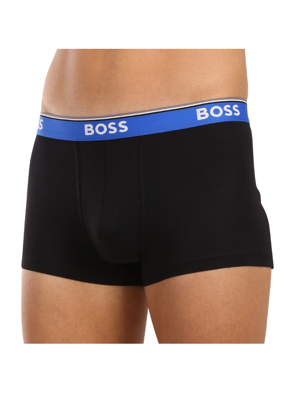 BOSS Sada troch - pánske boxerky BOSS čierne