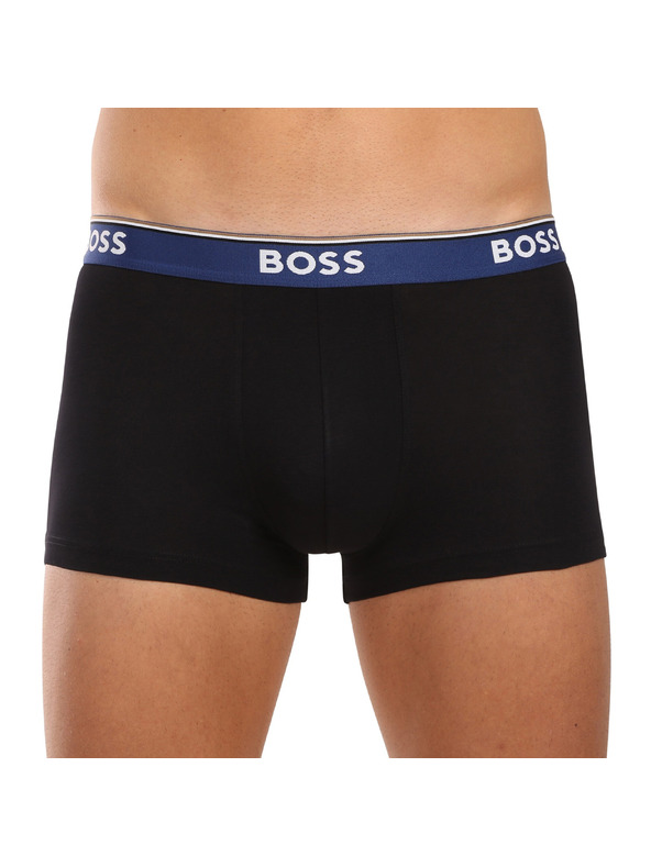 BOSS Sada troch - pánske boxerky BOSS čierne