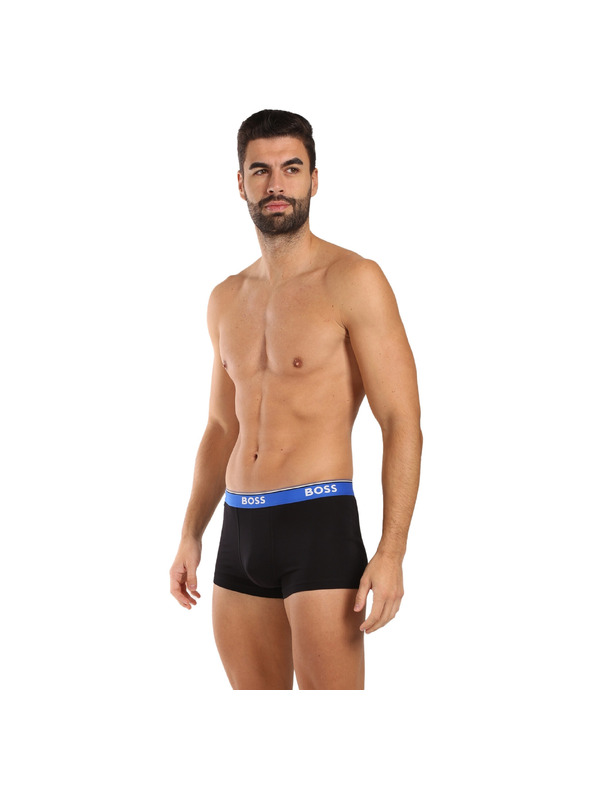 BOSS Sada troch - pánske boxerky BOSS čierne