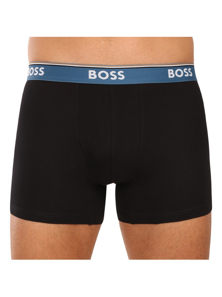 BOSS Sada troch - pánske boxerky BOSS čierne