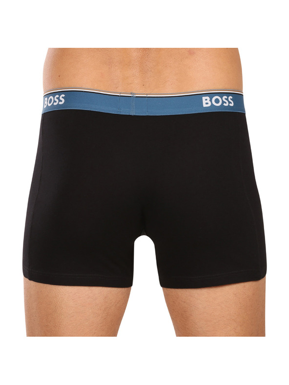 BOSS Sada troch - pánske boxerky BOSS čierne
