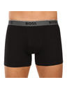 BOSS Sada troch - pánske boxerky BOSS čierne