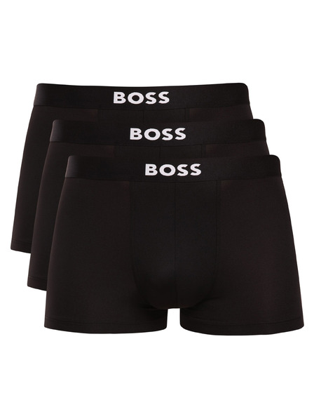 BOSS Sada troch - pánske boxerky BOSS čierne