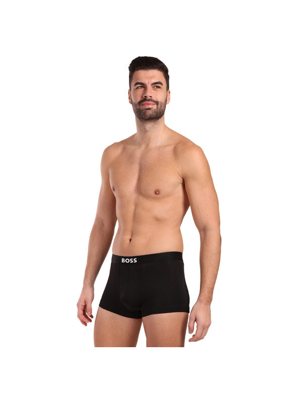 BOSS Sada troch - pánske boxerky BOSS čierne