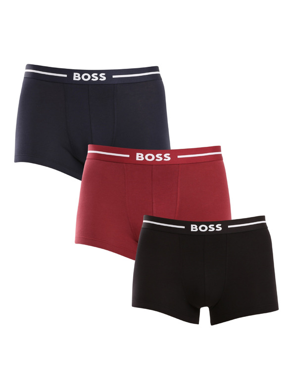BOSS Sada troch - pánske boxerky BOSS viacfarebné