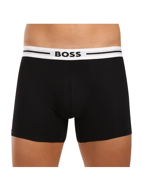 BOSS Sada troch - pánske boxerky BOSS čierne