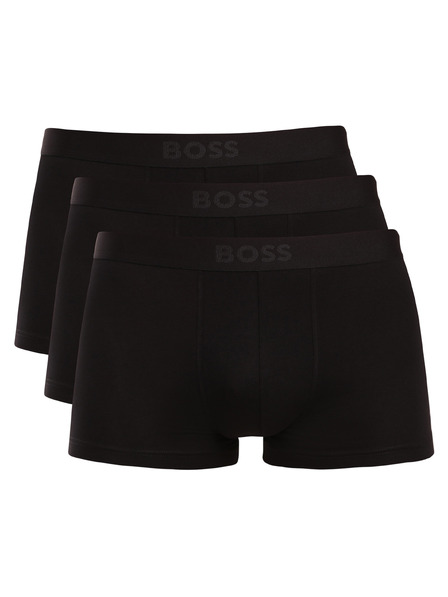BOSS Sada troch - pánske boxerky BOSS čierne