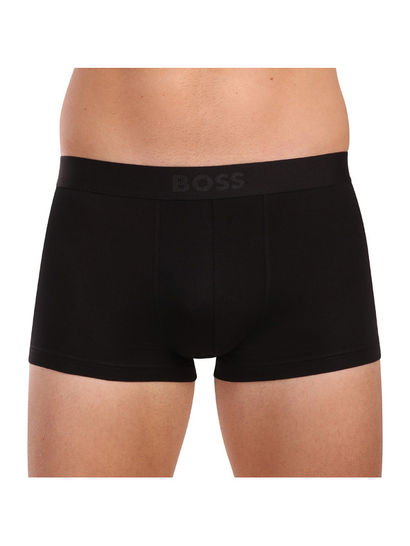 BOSS Sada troch - pánske boxerky BOSS čierne