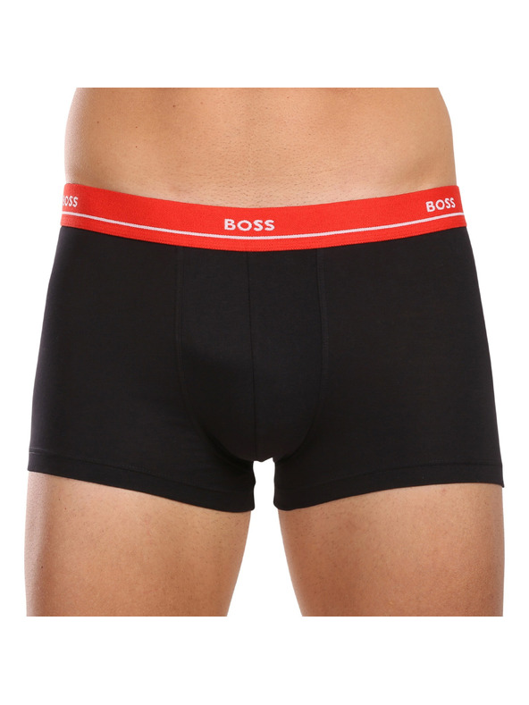 BOSS Sada piatich - pánske boxerky BOSS čierne