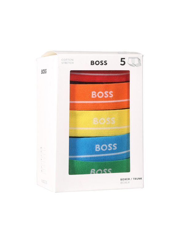 BOSS Sada piatich - pánske boxerky BOSS čierne