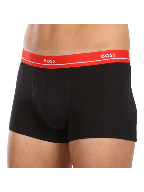 BOSS Sada piatich - pánske boxerky BOSS čierne