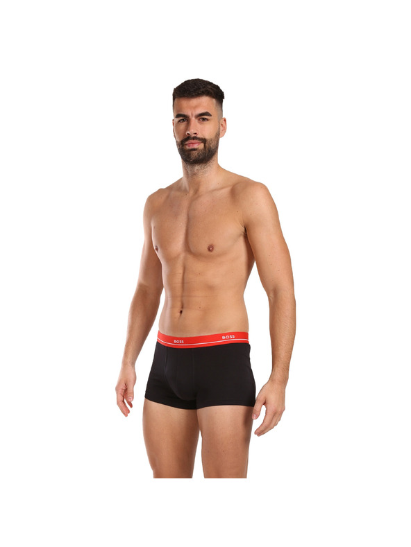BOSS Sada piatich - pánske boxerky BOSS čierne