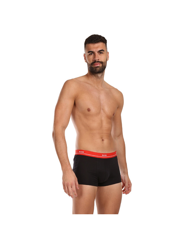 BOSS Sada piatich - pánske boxerky BOSS čierne