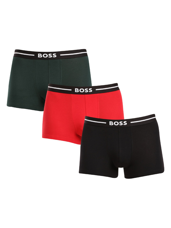 BOSS Sada troch - pánske boxerky BOSS viacfarebné