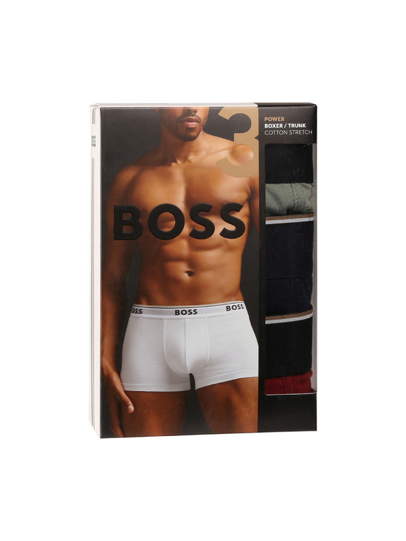 BOSS Sada troch - pánske boxerky BOSS viacfarebné