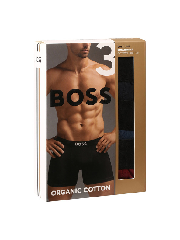 BOSS Sada troch - pánske boxerky BOSS viacfarebné