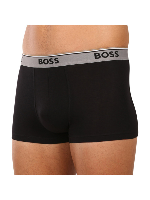 BOSS Sada troch - pánske boxerky BOSS čierne