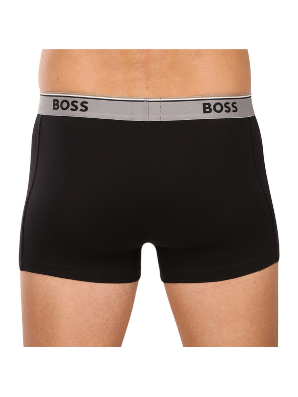 BOSS Sada troch - pánske boxerky BOSS čierne