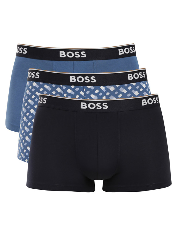 BOSS Sada troch - pánske boxerky BOSS viacfarebné