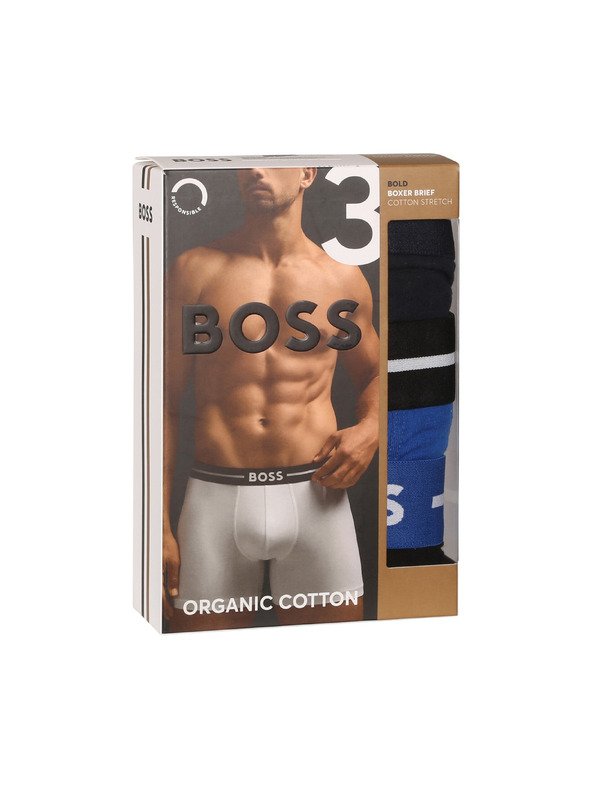 BOSS Sada troch - pánske boxerky BOSS viacfarebné