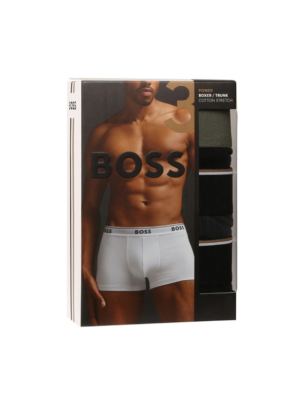 BOSS Sada troch - pánske boxerky BOSS viacfarebné