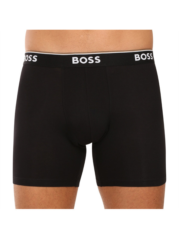 BOSS Sada troch - pánske boxerky BOSS čierne