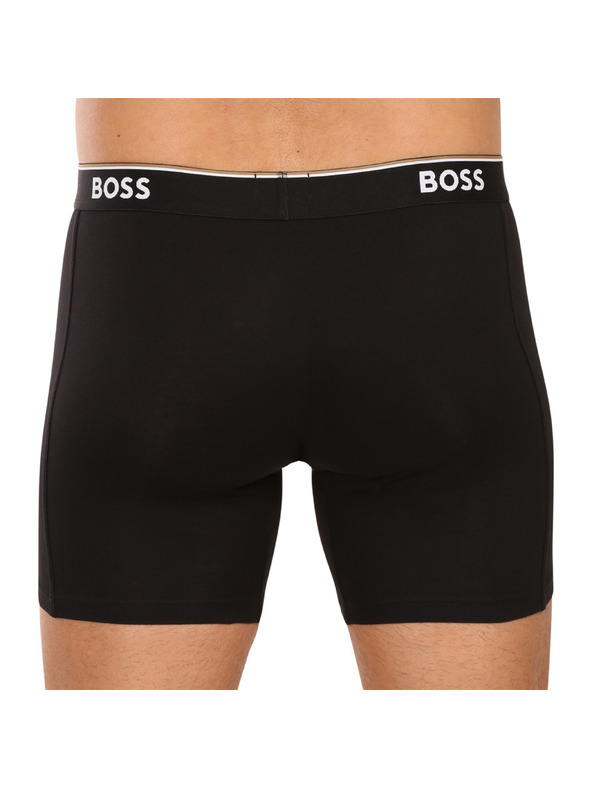BOSS Sada troch - pánske boxerky BOSS čierne