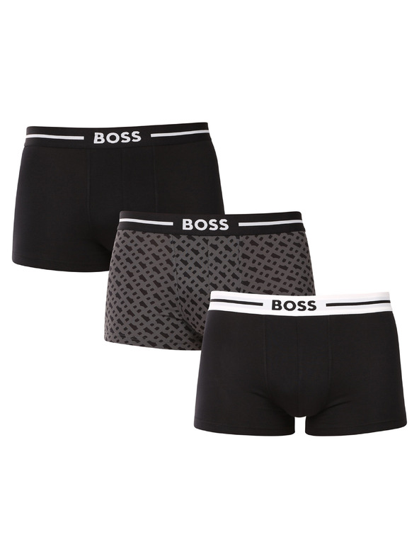 BOSS Sada troch - pánske boxerky BOSS viacfarebné