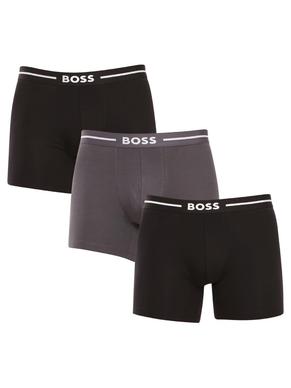 BOSS Sada troch - pánske boxerky BOSS viacfarebné